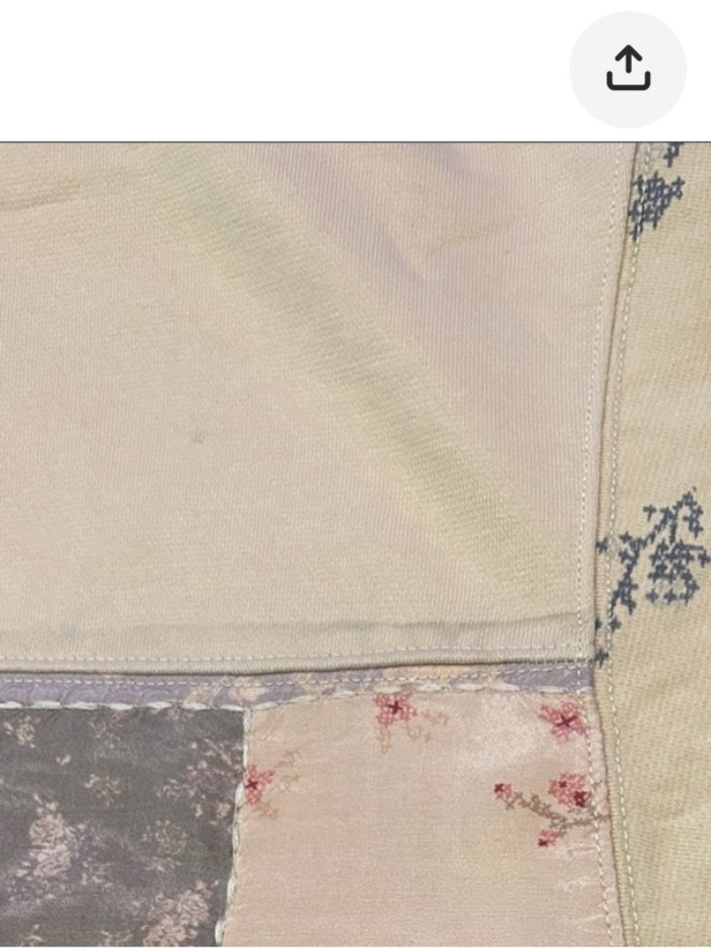 Free People Patchwork Floral Tunic Beige, Dusty Rose Lover Sweatshirt mini Dress - Picture 10 of 10